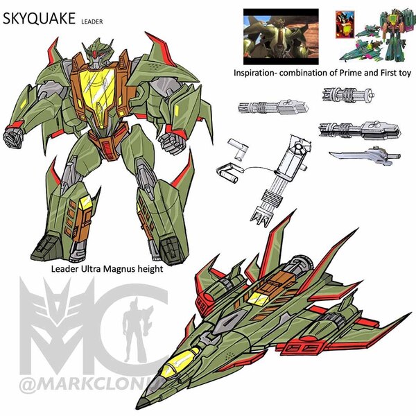  Concept Design Image Of Transformers Legacy Evolution Skyquake  (3 of 10)